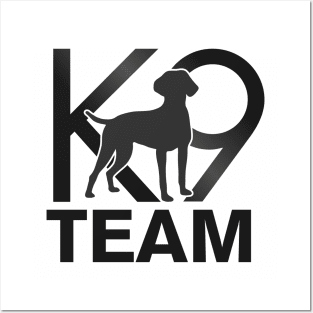 K-9 Team - German Shorthaired Pointer Posters and Art